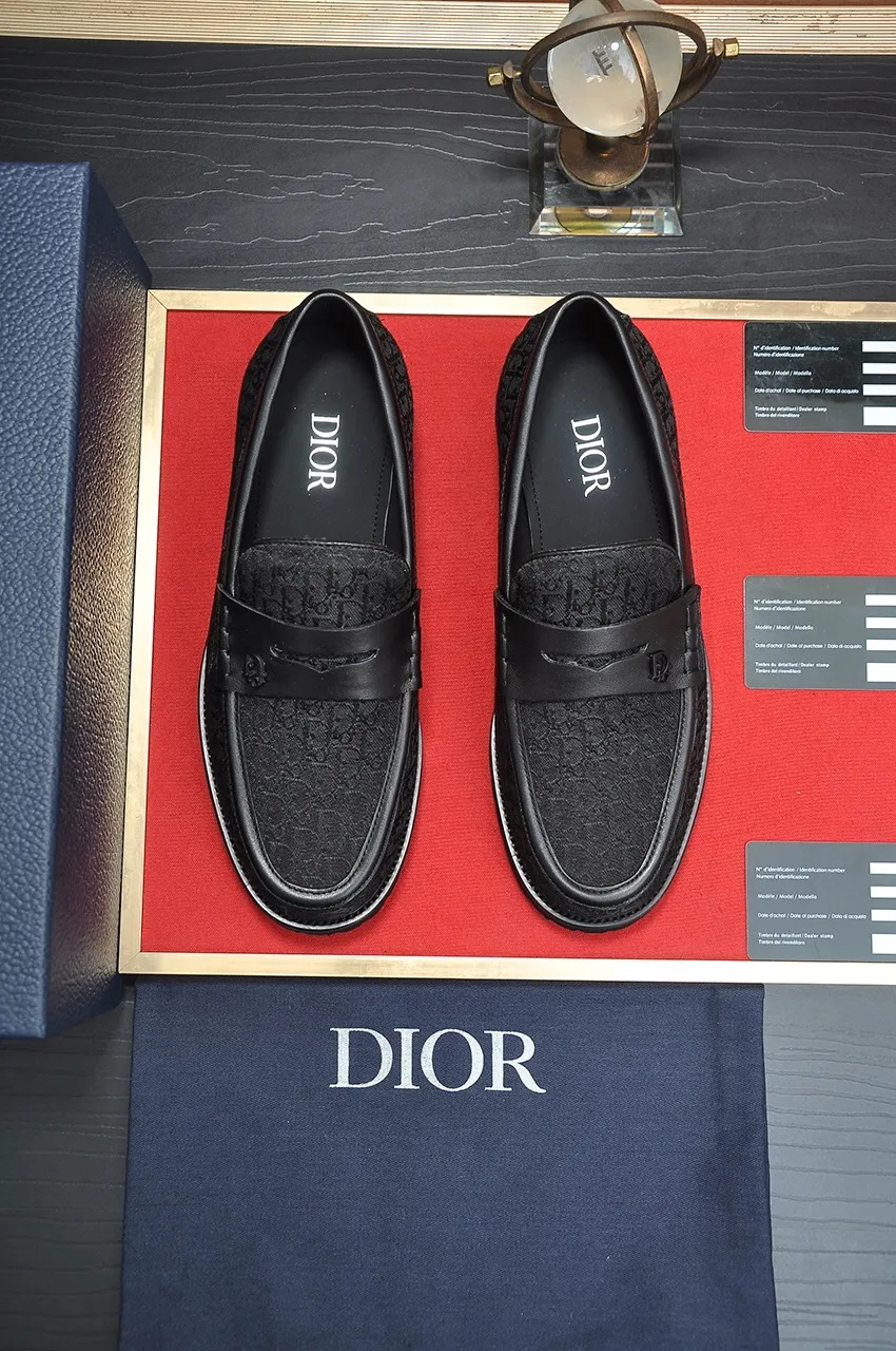 Men's shoes 💰600💶[Dior] (water-dyed cowhide lining) Dior original 1:1 high-quality factory, imported original materials, imported raw cowhide, water-dyed cowhide lining, original TPU outsole, code number: 38-44 (45 customized)